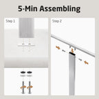 Free Standing Towel Rail for Bathroom Stand 2-Tier