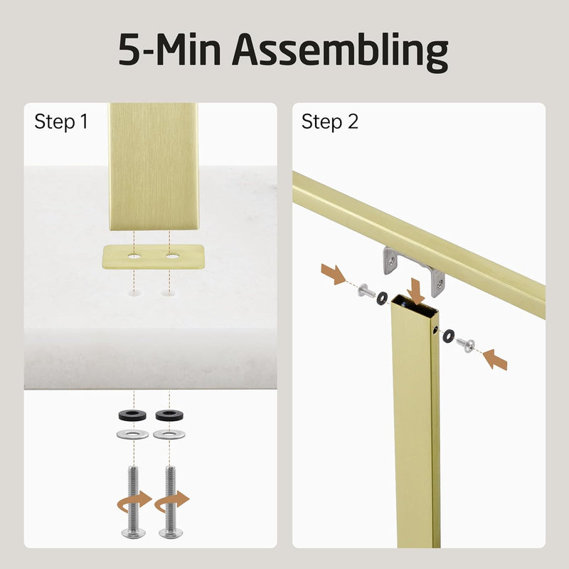 Free Standing Towel Rail for Bathroom Stand 2-Tier
