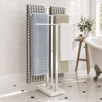 Free Standing Towel Rail for Bathroom Stand 2-Tier
