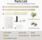 Free Standing Towel Rail for Bathroom Stand 2-Tier