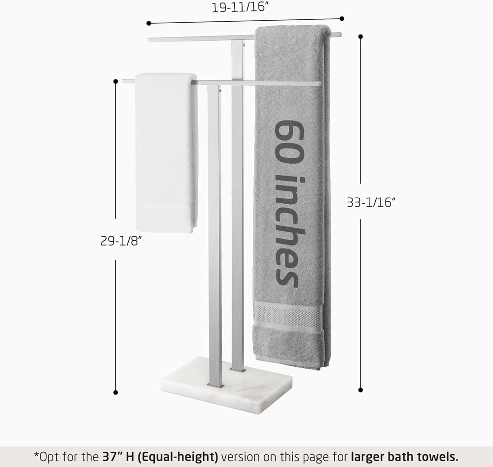 Free Standing Towel Rail for Bathroom Stand 2-Tier