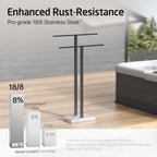 Free Standing Towel Rail for Bathroom Stand 2-Tier
