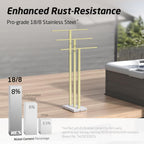 Free Standing Towel Rail for Bathroom Stand 2-Tier