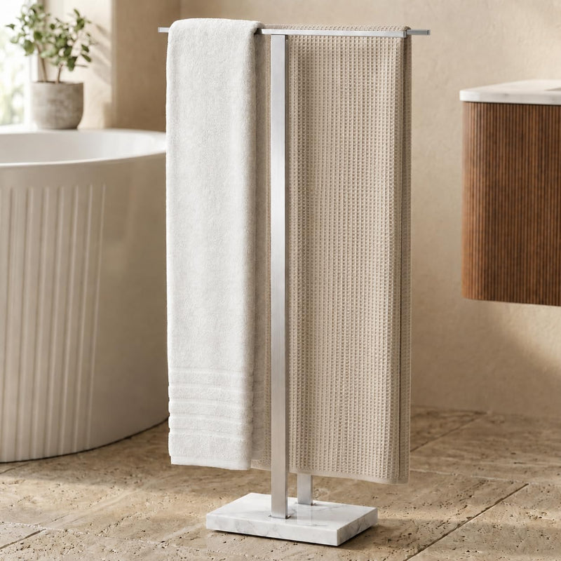 Free Standing Towel Rail for Bathroom Stand 2-Tier
