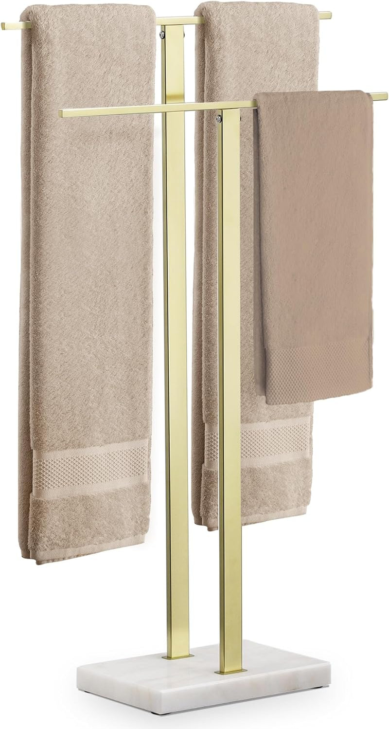 Free Standing Towel Rail for Bathroom Stand 2-Tier