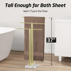 Free Standing Towel Rail for Bathroom Stand 2-Tier