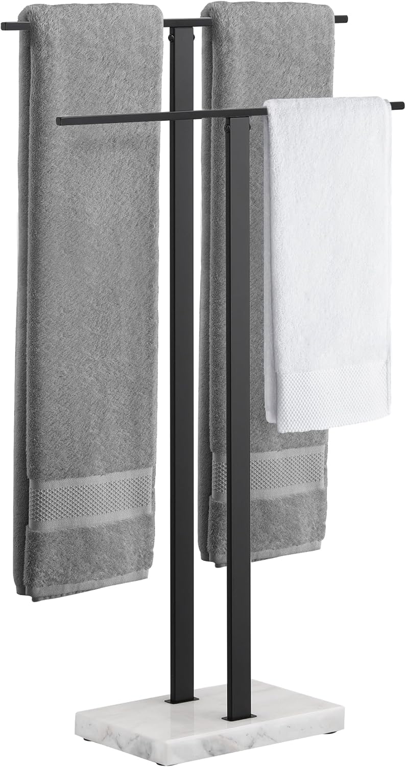 Free Standing Towel Rail for Bathroom Stand 2-Tier