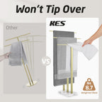 Free Standing Towel Rail for Bathroom Stand 2-Tier