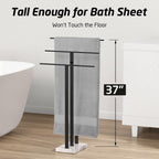 Free Standing Towel Rail for Bathroom Stand 2-Tier