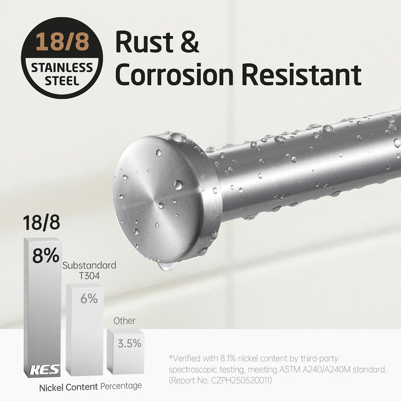 Free Standing Towel Rail for Bathroom Width Adjustable