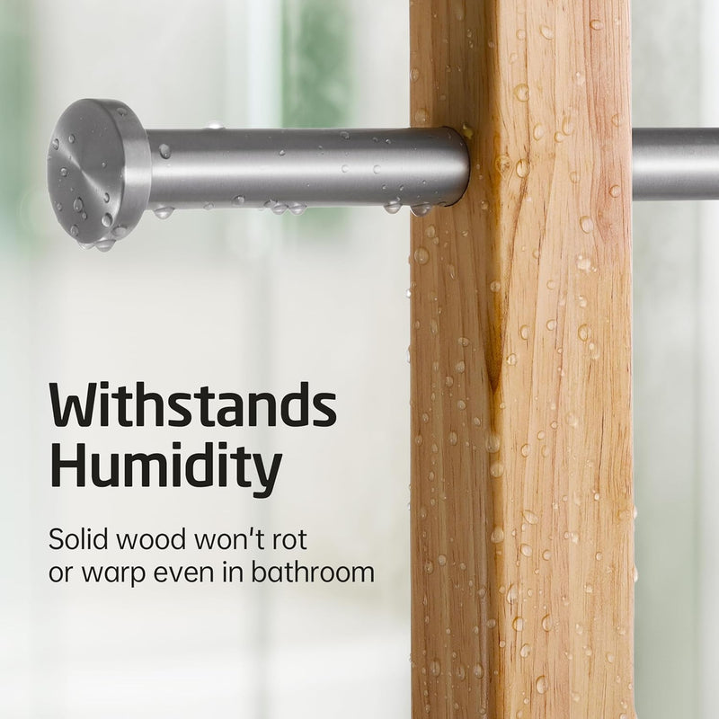 Free Standing Towel Rail for Bathroom Width Adjustable