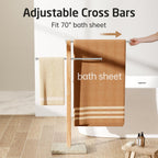 Free Standing Towel Rail for Bathroom Width Adjustable