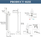 Free Standing Tub Taps Floor Mount Freestanding Bath