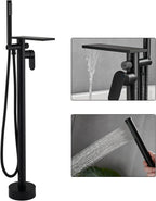 Free Standing Tub Taps Floor Mount Freestanding Bath