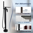 Free Standing Tub Taps Floor Mount Freestanding Bath