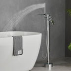 Free Standing Tub Taps Floor Mount Freestanding Bath