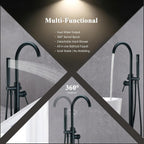 Free Standing Tub Taps Floor Mount Freestanding Bath