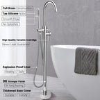 Free Standing Tub Taps Floor Mount Freestanding Bath