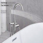Free Standing Tub Taps Floor Mount Freestanding Bath