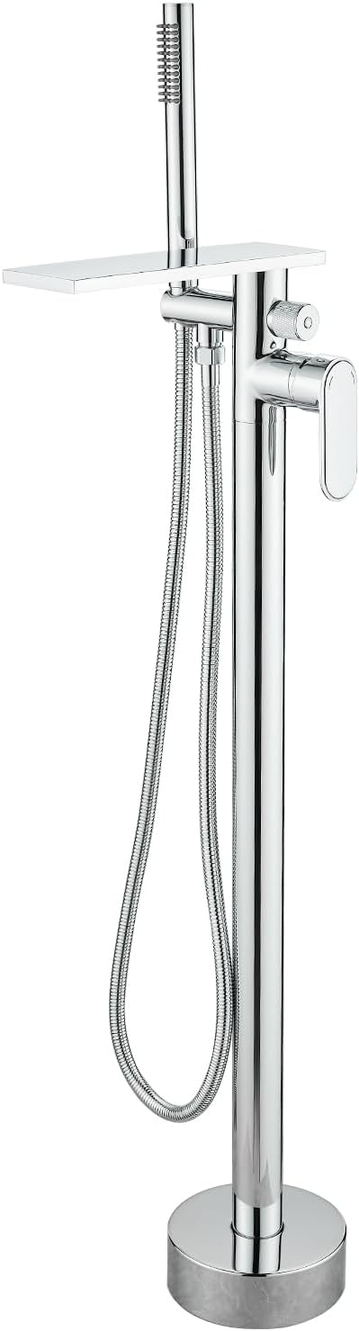 Freestanding Bath Shower Mixer Tap Floor Mounted Tub