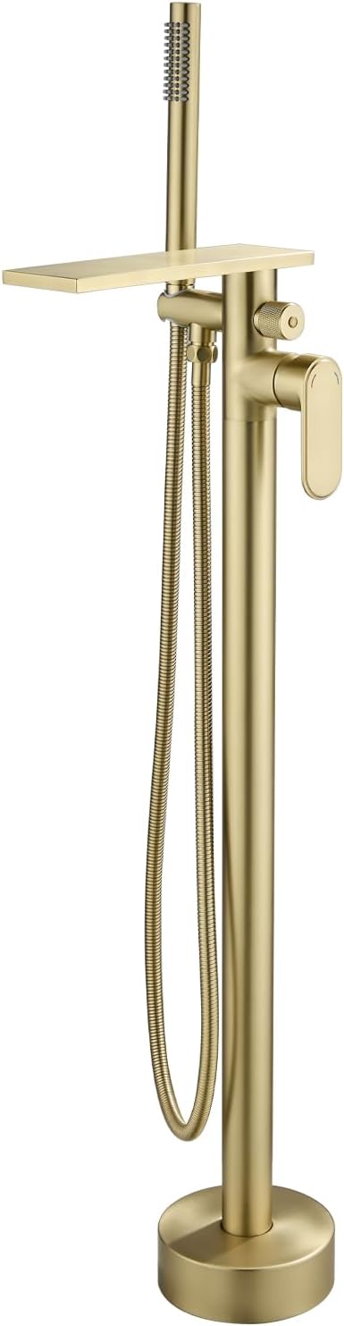 Freestanding Bath Shower Mixer Tap Floor Mounted Tub