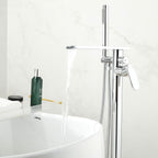 Freestanding Bath Shower Mixer Tap Floor Mounted Tub
