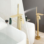 Freestanding Bath Shower Mixer Tap Floor Mounted Tub