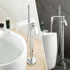 Freestanding Bath Shower Mixer Tap Floor Mounted Tub