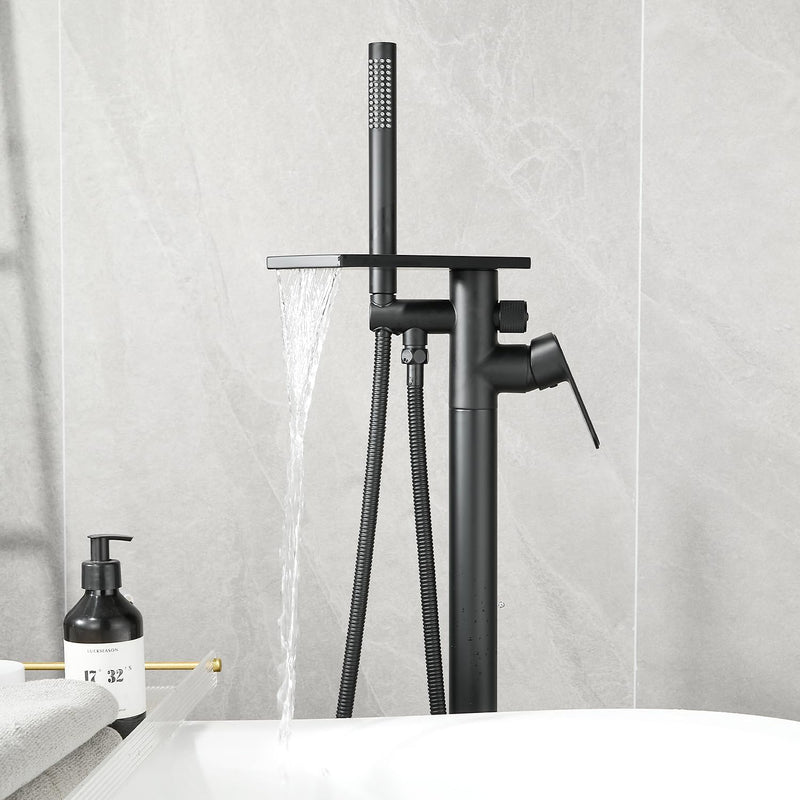 Freestanding Bath Shower Mixer Tap Floor Mounted Tub