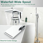 Freestanding Bath Shower Mixer Tap Floor Mounted Tub