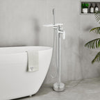 Freestanding Bath Shower Mixer Tap Floor Mounted Tub