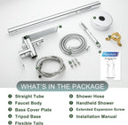 Freestanding Bath Shower Mixer Tap Floor Mounted Tub