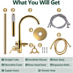 Freestanding Bath Tap Shower System Bathtub Faucet