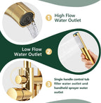 Freestanding Bath Tap Shower System Bathtub Faucet