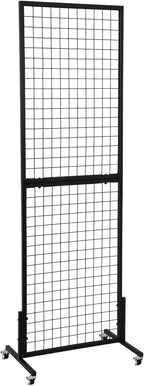 Freestanding Grid Wall Panel Standing Wire Display Rack