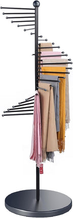 Freestanding Scarf Display Rack Metal Racks Spiral Holder