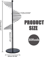 Freestanding Scarf Display Rack Metal Racks Spiral Holder
