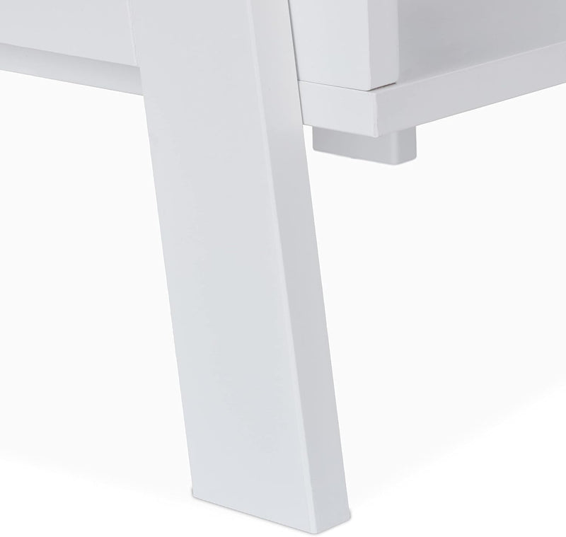 Freestanding Shelf with 4 Levels Ladder Rack