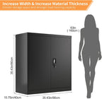 Frideko Lockable Metal Cupboard