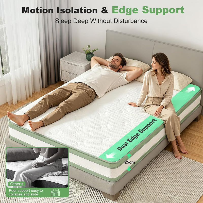 Frideko Mattress Medium Firm Hybrid Pocket