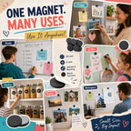 Fridge Magnets Disc for Crafts Ceramic Magnet (20 Pack)