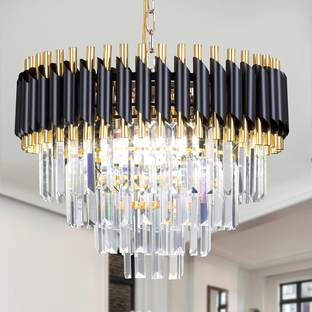 20 Inch Crystal Chandelier Ceiling and Flush Mount