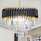 20 Inch Crystal Chandelier Ceiling and Flush Mount