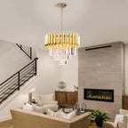 20 Inch Crystal Chandelier Ceiling and Flush Mount