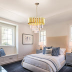 20 Inch Crystal Chandelier Ceiling and Flush Mount