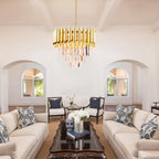 20 Inch Crystal Chandelier Ceiling and Flush Mount
