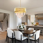 20 Inch Crystal Chandelier Ceiling and Flush Mount