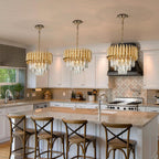 20 Inch Crystal Chandelier Ceiling and Flush Mount