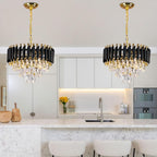 20 Inch Crystal Chandelier Ceiling and Flush Mount