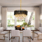 20 Inch Crystal Chandelier Ceiling and Flush Mount